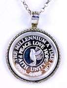 .999 Silver Millennium Pendant & Chain with COA