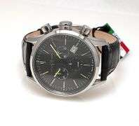 Italian Men’s Watch Officina Del Tempo Chrono Swiss Movement, Sapphire Crystal, 100m Water Resistance