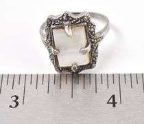Sterling Silver Mother of Pearl Ring