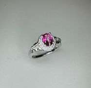 Breathtaking 1 Ct Natural Pink Tourmaline Ring