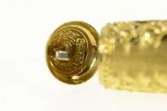 18K Yellow Gold 3D Ornate German Beer Stein Articulated Charm/Pendant