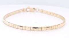 Italian 925 sterling silver omega bracelet
