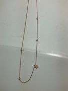 BRAND NEW 14K ROSE GOLD AND DIAMOND NECKLACE