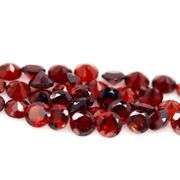 Ravishing wine red 11.90ct untreated Garnet set