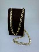 14K Solid Pave Cuban Chain