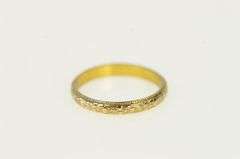10K Yellow Gold 1.8mm Victorian Blossom Child's Baby Ring