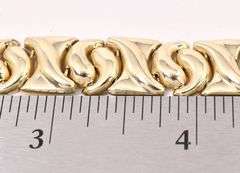 Intricate 14K Yellow Gold Fancy Link Bracelet