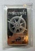 10 Troy Ounces Pure .999 Fine Silver Bar in Plastic