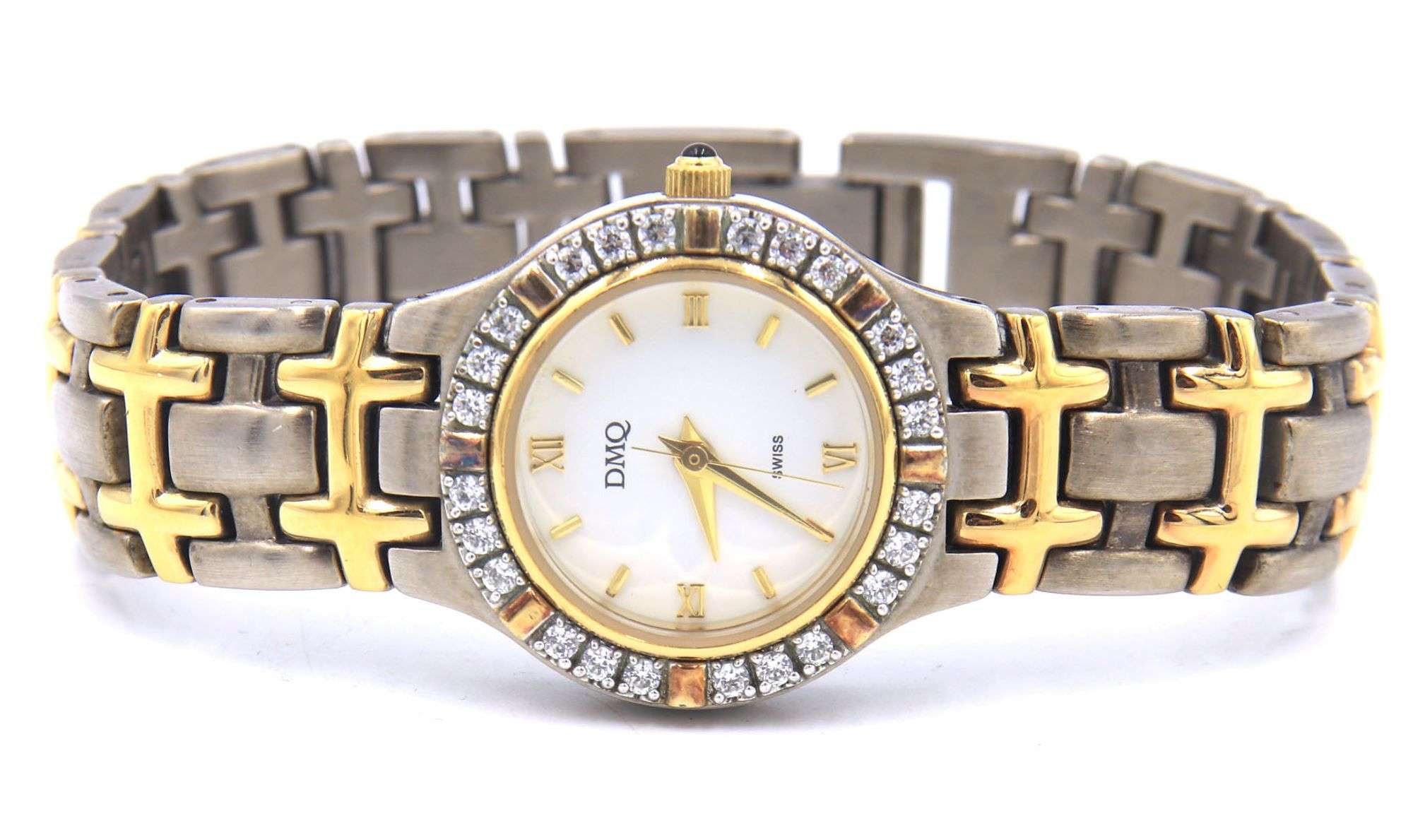 Set of 2 gold silver DMQ watches antique vintage Dmq Watch - Etsy main image 3