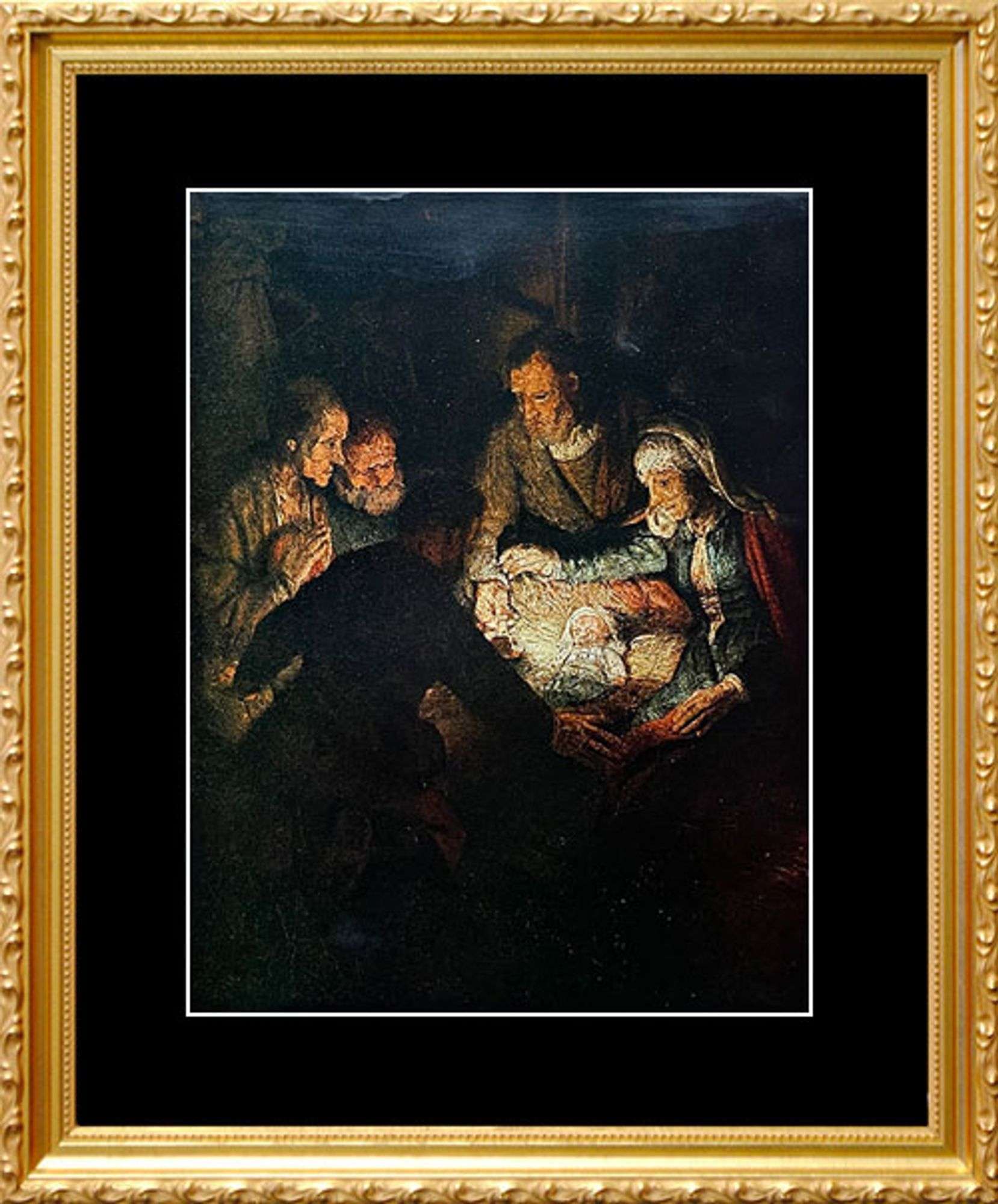 Rare Rembrandt van Rijn, The Adoration of the Shepherds - U.S.