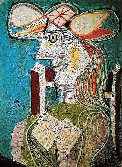 Collectible Pablo Picasso, Seated Woman