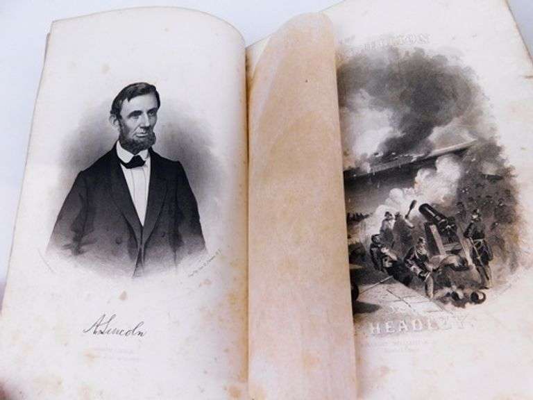 1863 The Great Rebellion, Civil War Book