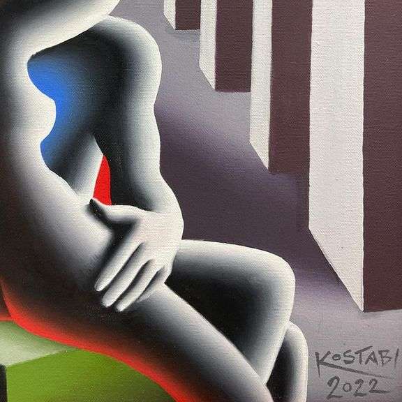 The Dream Approaches by Kostabi