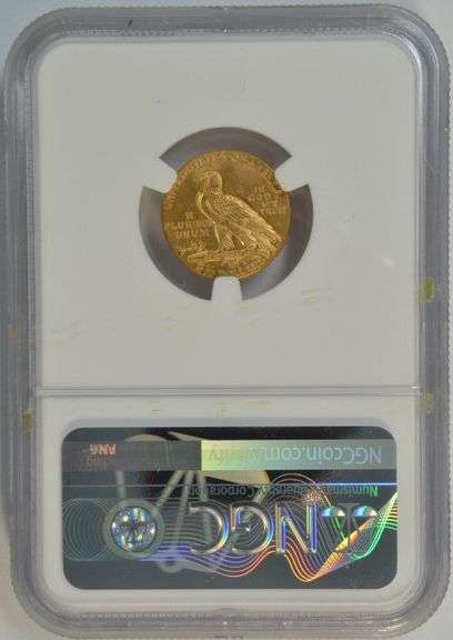 Very Choice BU 1927 $2.50 Indian Gold Piece. NGC MS63