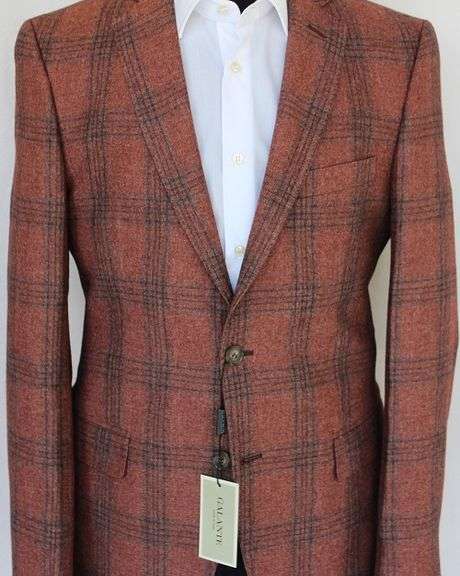 Wool and Cashmere Slim Fit Sport Coat