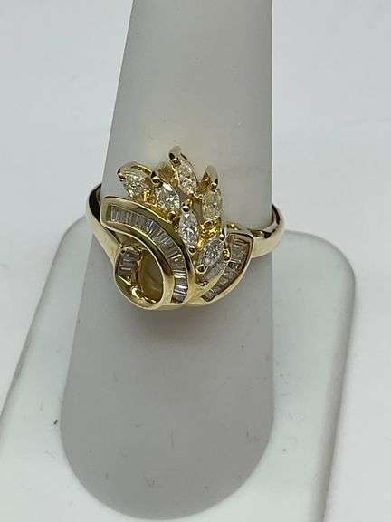 CERTIFIED BRAND NEW 14K YELLOW GOLD AND DIAMOND RING