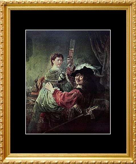 Collectible Rembrandt van Rijn, Rembrandt and Saskia