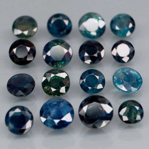 Heated only! 7.63ct deep blue sapphire set