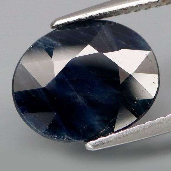Silky! 4.78ct HEATED ONLY midnight blue Sapphire
