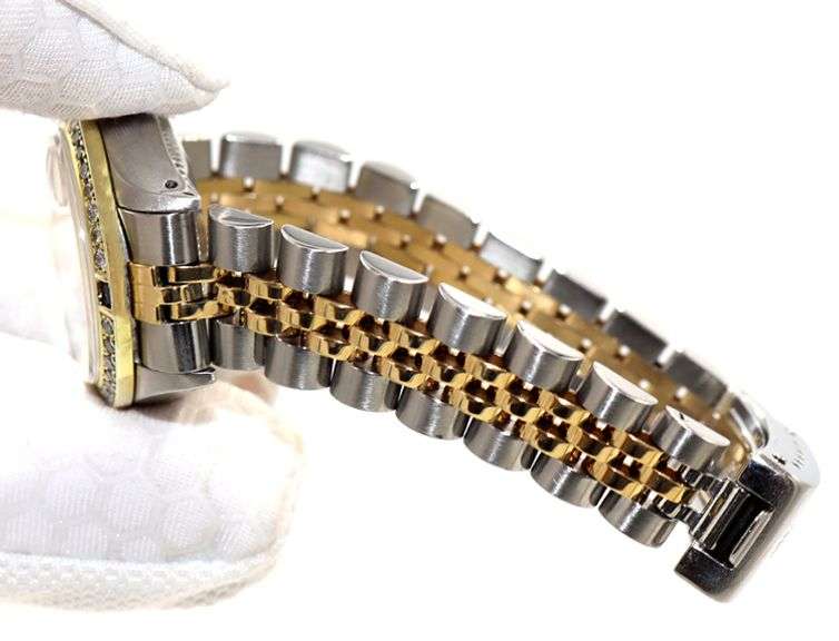 Rolex Datejust Two-Tone 6917, 26mm, Aftermarket Sapp & Diamond Dial & Sapphire Bezel, 18K & Steel
