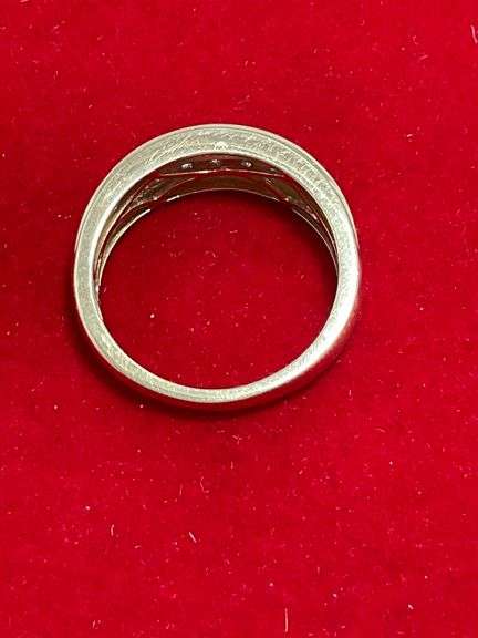 CERTIFIED MEN'S 14K GOLD DIAMOND BAND