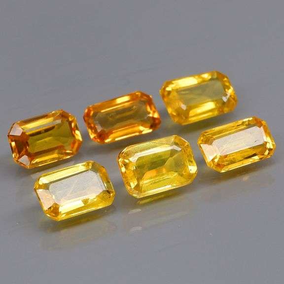Full fire! 3.28ct top golden Sapphire set