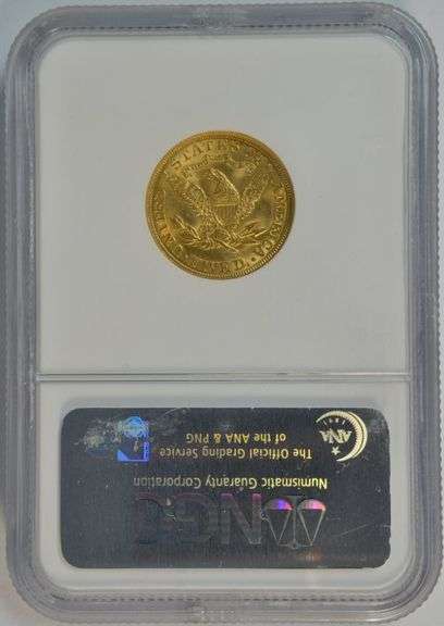 Choice BU 1903 US $5 Liberty Gold Piece. NGC MS63