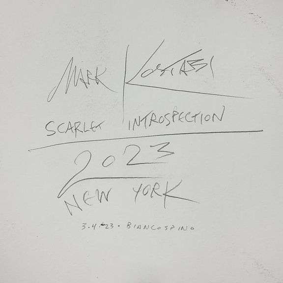 Scarlet Introspection by Kostabi