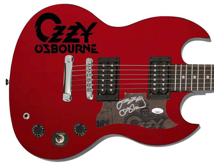 ozzy osbourne signed picture