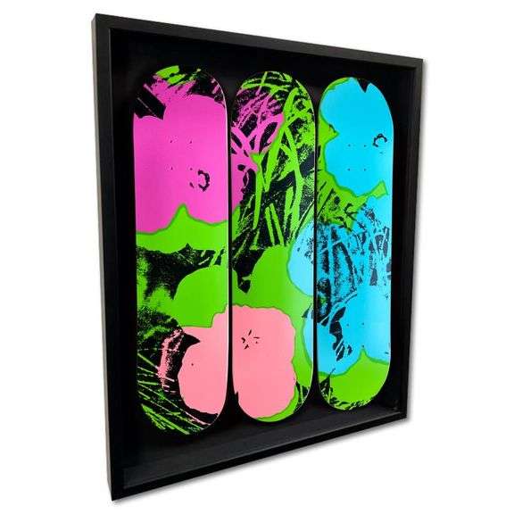 Flowers - Green/Pink by Warhol