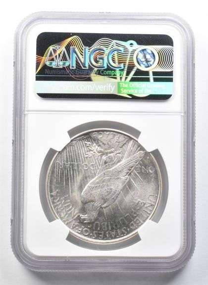 BU 1923-D Peace Silver Dollar NGC