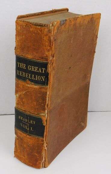 1863 The Great Rebellion, Civil War Book