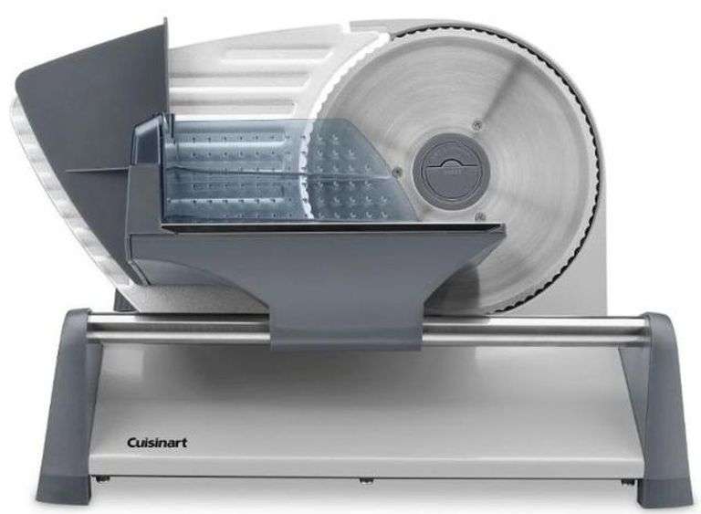 Cuisinart Electric Food Slicer Precision Slicing in Pristine Silver