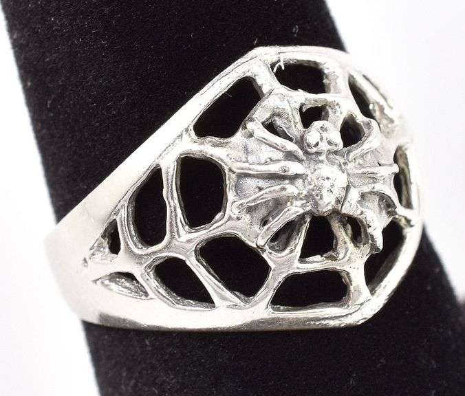 Sterling Silver Spider Ring