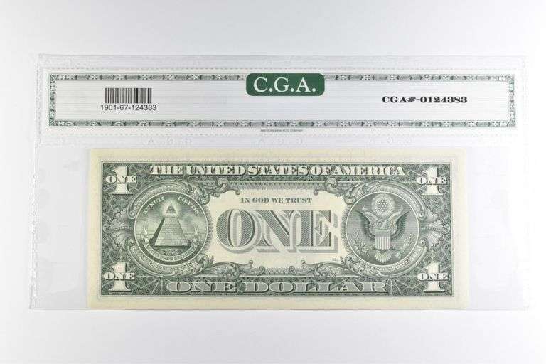 CGAI Gem Unc 67 $1 1963-A San Francisco, CA FRN FR-1901-L*