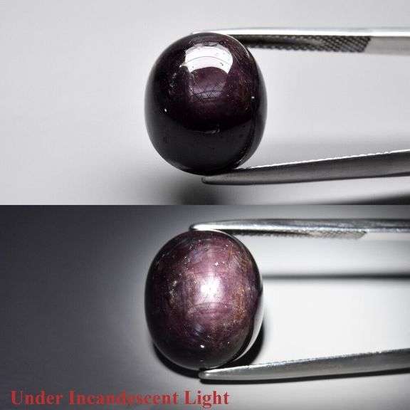 Outstanding 20.69ct dark violet Star Sapphire