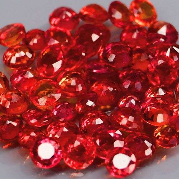 Dazzling 3.86ct diamond cut Songean Sapphire set