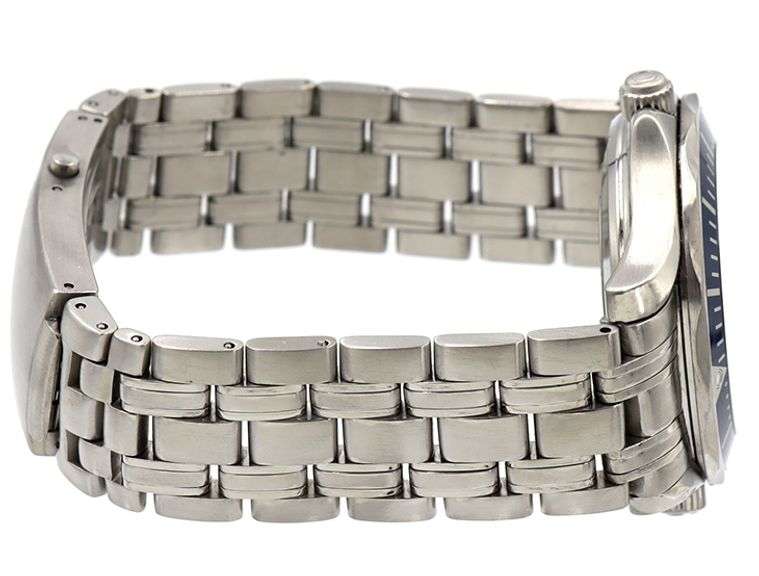 OMEGA Seamaster 29208091, 41mm, Blue Wave Dial, Stainless Steel W/ Box & Papers