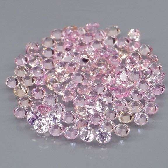 Rare heated only 3ct pink Sapphire set