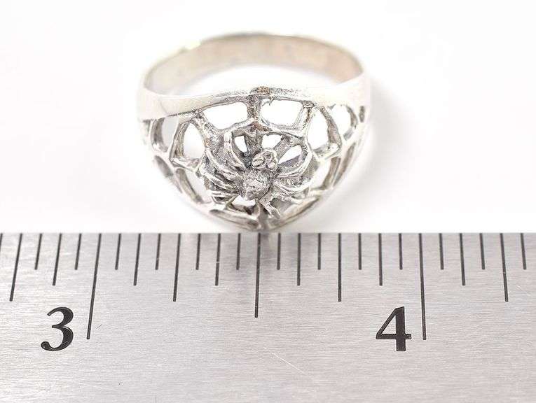 Sterling Silver Spider Ring