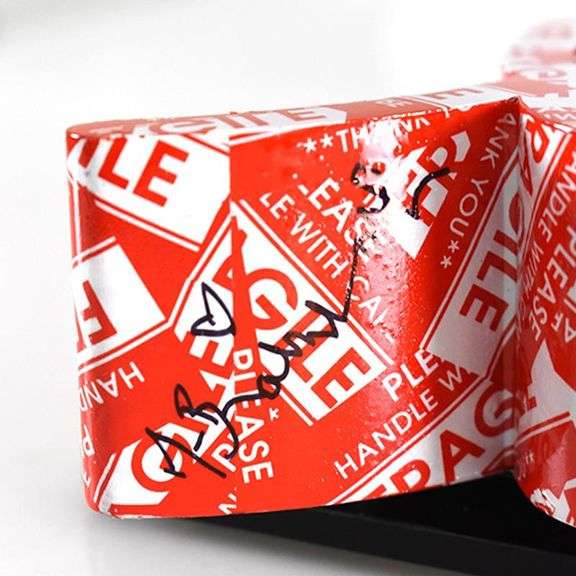 Life is Beautiful (Fragile Sticker) by Mr Brainwash