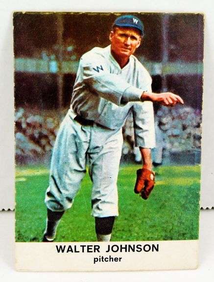 Walter Johnson 1963 Golden Press HOF Baseball Card