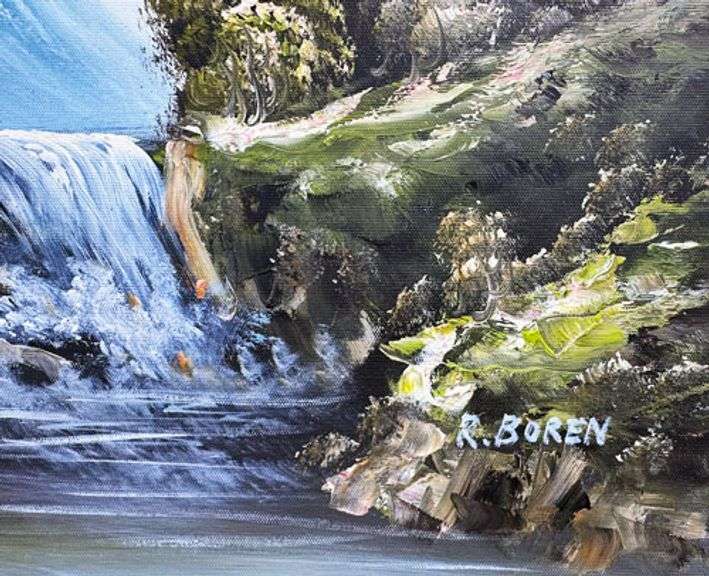 UNIQUE AND BEAUTIFUL PAINTING ON CANVAS
