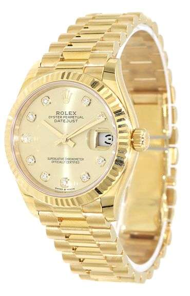 Rolex Datejust 278278, 31mm, Champagne Dial, 18K W/ Box & Papers