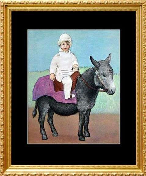 Pablo Picasso, Paulo on a Donkey