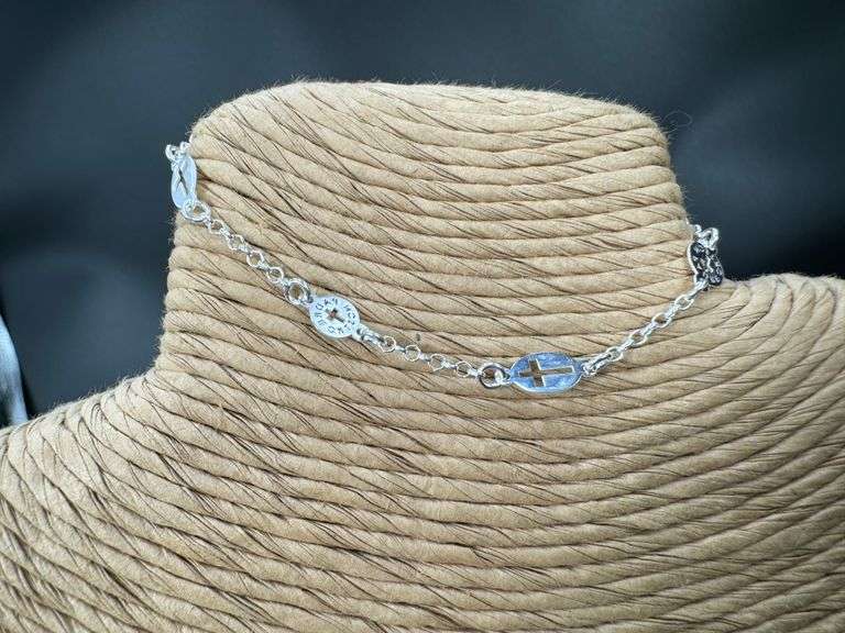 925 Padre Nostro The Lord's Prayer Catholic Cross Bracelet Jewelry