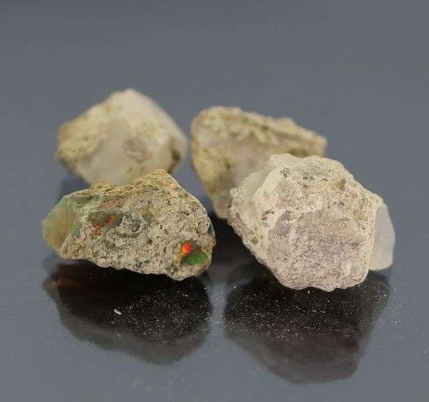 Neat 25ct Opal in matrix set