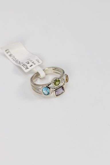 Sterling Silver Gemstone Ring