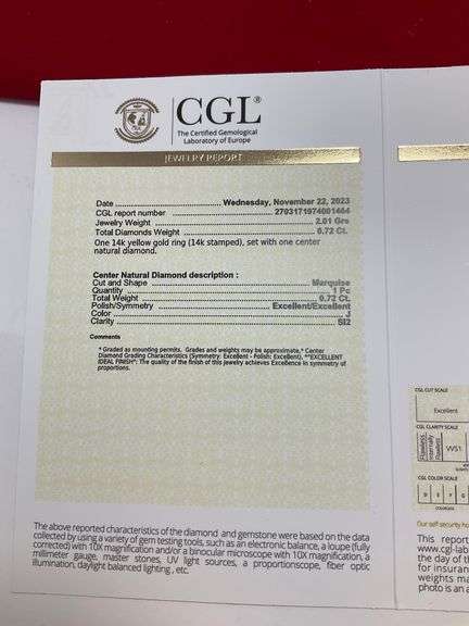 CERTIFIED BRAND NEW 14K GOLD DIAMOND SOLITAIRE RING. 0.72 CARAT