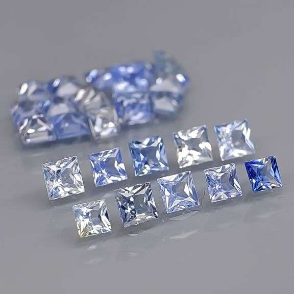Exquisite 3.08ct 27 piece Ceylon Sapphire set